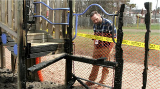 Hyde Park Playground Fire