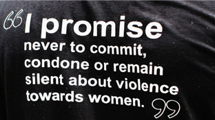 White Ribbon Slogan